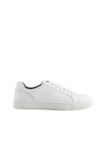White sneaker on a light gray background