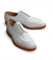 Vancouver White Split-Toe Derby by Monk Bespoke Labs