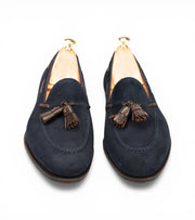 Johannesburg Navy Blue Moccasins by Monk BeSpoke