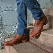 Cairo Saddle Brown Boots by Monk BeSpoke