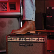 Cairo Saddle Brown Boots by Monk BeSpoke