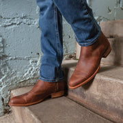 Cairo Saddle Brown Boots by Monk BeSpoke