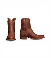 Cairo Saddle Brown Boots by Monk BeSpoke