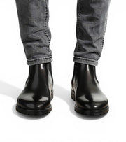 Tunis Black Boots by Monk BeSpoke
