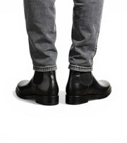 Tunis Black Boots by Monk BeSpoke