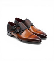 Dakar Tan Monk Straps by Monk BeSpoke