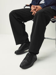 Sejong Black Minimalist Sneaker By Monk Bespoke Labs