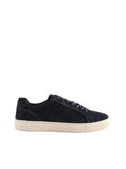 Daegu Navy Blue Suede Sneaker By Monk Bespoke Labs
