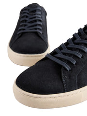 Daegu Navy Blue Suede Sneaker By Monk Bespoke Labs