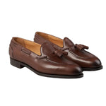 Brown Leather Tassel Loafers
Men's Tassel Loafers
Premium Leather Loafers
Handmade Leather Loafers
Luxury Leather Shoes
Brown Formal Loafers
Slip-On Leather Shoes