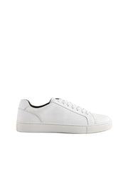 White sneaker on a light gray background
