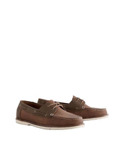 Pusan Two-Tone Suede Boat Shoes By Monk Bespoke Labs