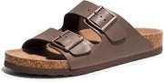 Verona Brown Oily Comfort Cork Slides