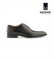 Wholecut Black Formal Derby by Monk Bespoke Labs