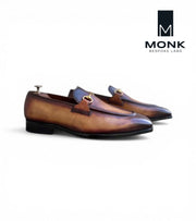 Los Angeles Tan Moccasins by Monk BeSpoke