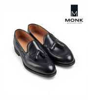 Quebec Black Moccasins by Monk BeSpoke
