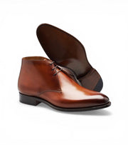 Boston Tan High Ankle Derby by Monk BeSpoke