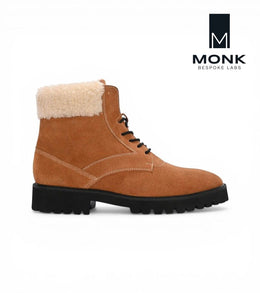 Brisbane Tan Boots by Monk Bespoke Labs