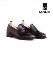 La Paz Black Moccasins by Monk BeSpoke