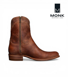 Cairo Saddle Brown Boots by Monk BeSpoke