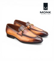 Los Angeles Brown Moccasins by Monk Bespoke Labs
