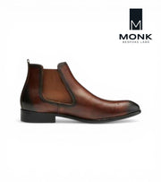 Chicago Brown Boots by Monk BeSpoke