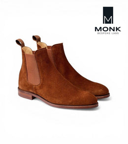 Brussels Brown Boots by Monk BeSpoke
