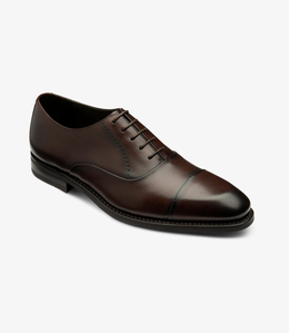 Classic Brown Oxford Captoe Leather Shoes | Monk Bespoke Labs