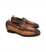 Los Angeles Tan Moccasins by Monk BeSpoke