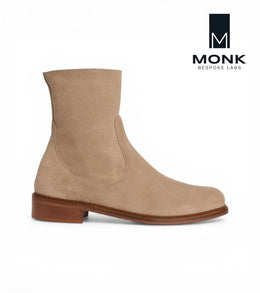 Miami Beige Boots by Monk BeSpoke
