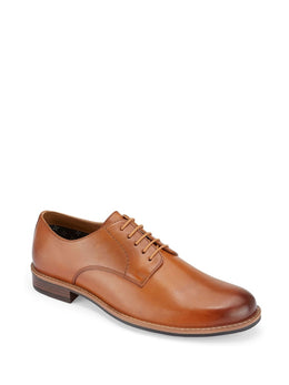 Skopes Tan Leather Derby Shoes By Monk Bespoke Labs