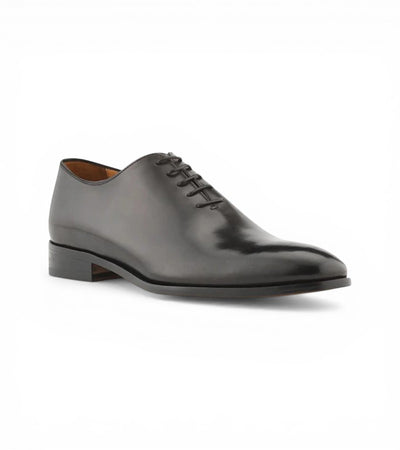 Wholecut Black Formal Derby by Monk Bespoke Labs