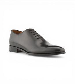 Wholecut Black Formal Derby by Monk Bespoke Labs