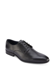 Essential Black Leather Derby Shoes By Monk Bespoke Labs