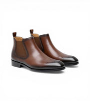 Chicago Brown Boots by Monk BeSpoke