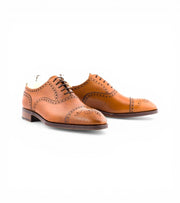 Atlanta Bigsize Tan Brogue Oxford by Monk Bespoke Labs